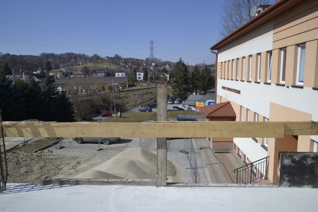 panorama z palcu budowy