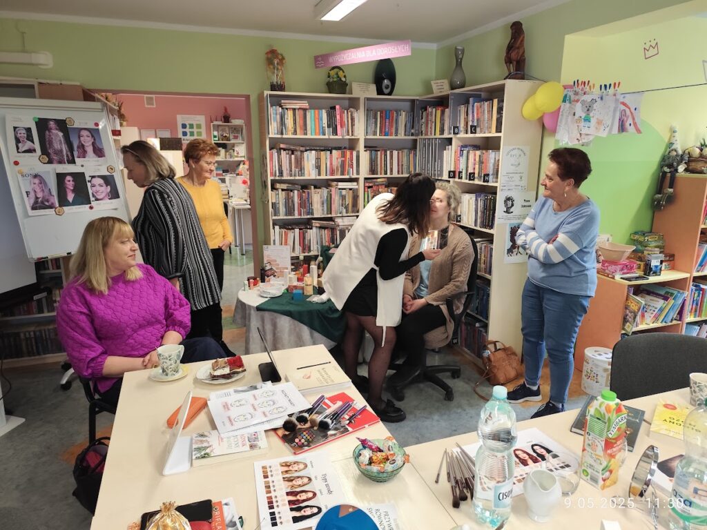 warsztaty w bibliotece z makijażu i pielęgnacji skóry